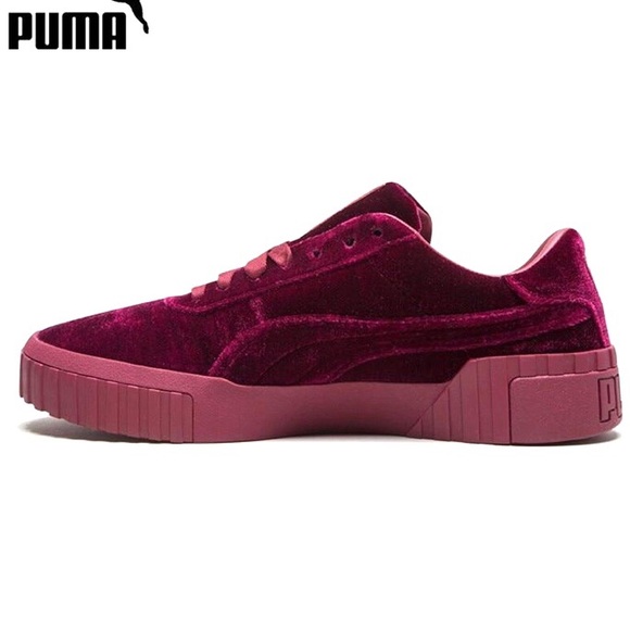 Puma Luxury Wine Velvet Creeper NEW Sneaker Shoes - Picture 2 of 9
